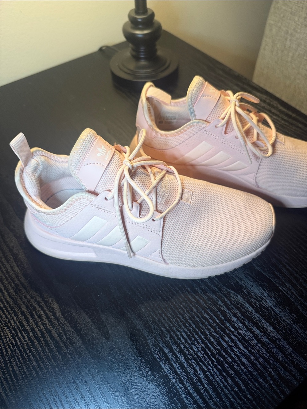 adidas Kids Pale Pink Athletic Sneakers